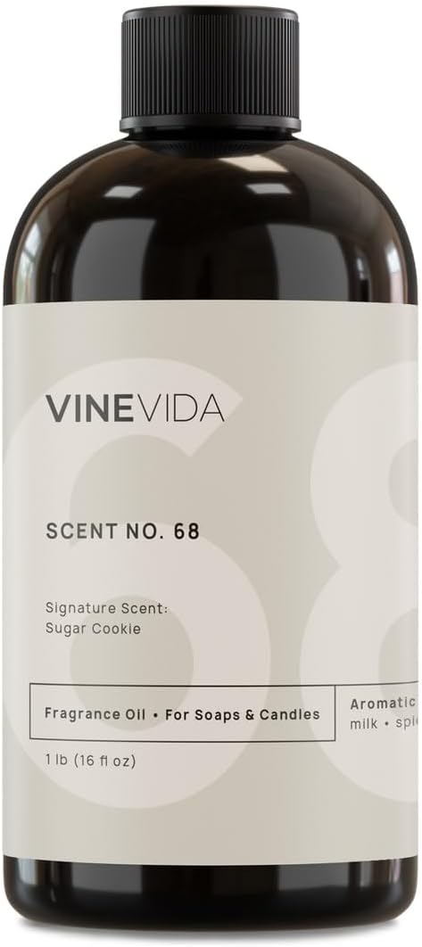 VINEVIDA [16oz] Sugar Cookie Fragrance Oil for Candle and Soap Making - Made in USA Natural Scents