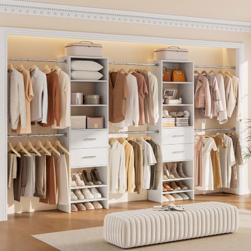 Walk-in Closet System, Wall Mounted Garment Rack - Image 4