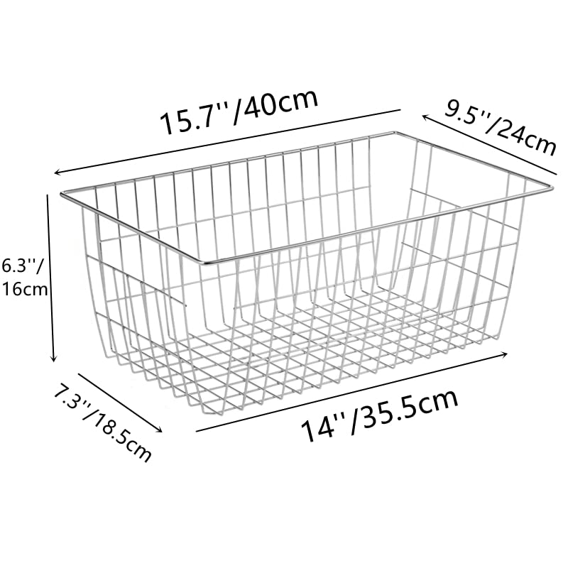 Slideep Wire Baskets Farmhouse Freezer Organizer Sto | All Products - Image 7