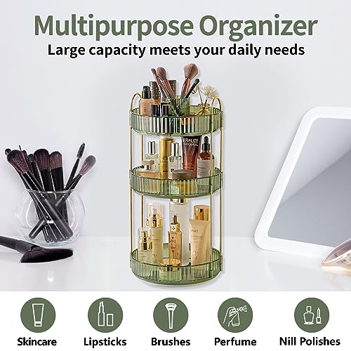 Asayuee 360 Rotating Makeup Organizer,3 Tier Large C | All Products - Image 7