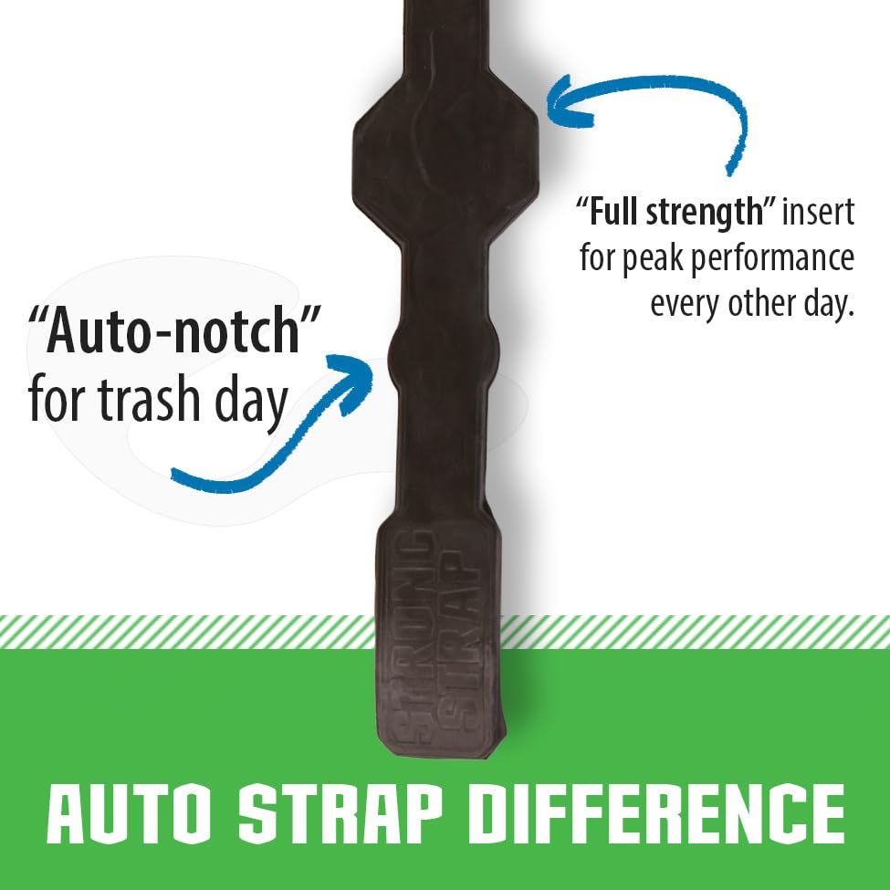 Blazer Brand Strong Strap AUTO Outdoor Trash Can Lid Lock (1 - Image 7