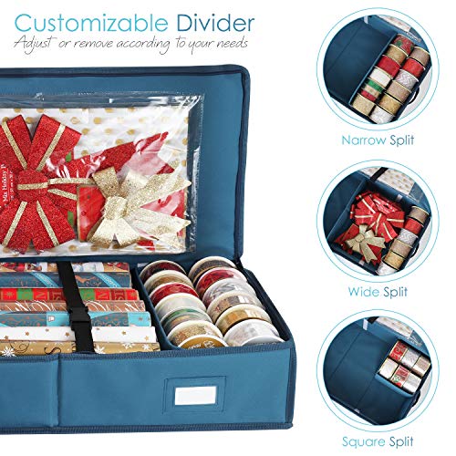 Hearth & Harbor Wrapping Paper Storage Container | Home Organization - Image 6