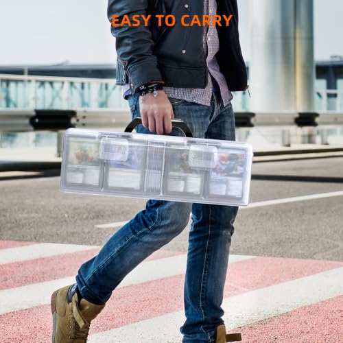 14-Pack Plastic Trading Card Storage Boxes for 900+ Loose Cards - Image 3