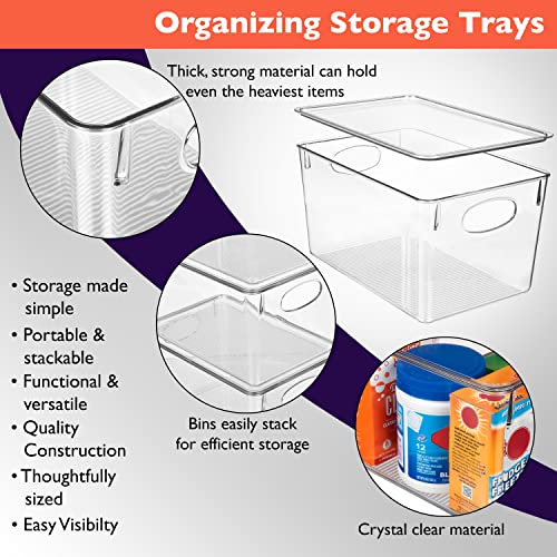 CLEARSPACE Plastic Storage Bins With lids – Perfect Kitchen - Image 5