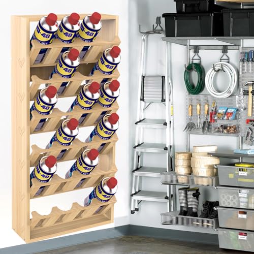 24 Can Spray Paint or Lube Can Holder Aerosol Can Rack 14.2"L x - Image 7