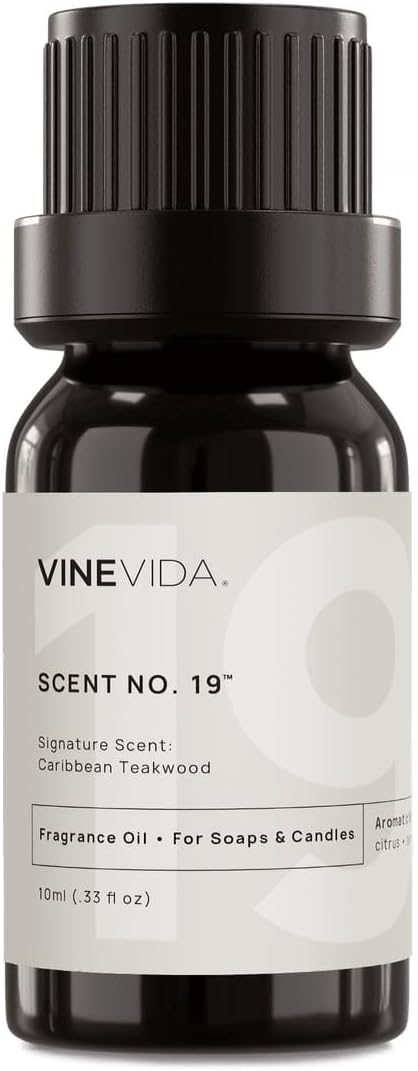 VINEVIDA [0.33oz] Scent No.19 Fragrance Oil for Candle & Soap Making - Natural USA Made Candle Scents