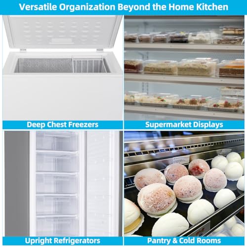 BESTYASH Freezer Partition Divider Wire Shelf Organizer - Image 8