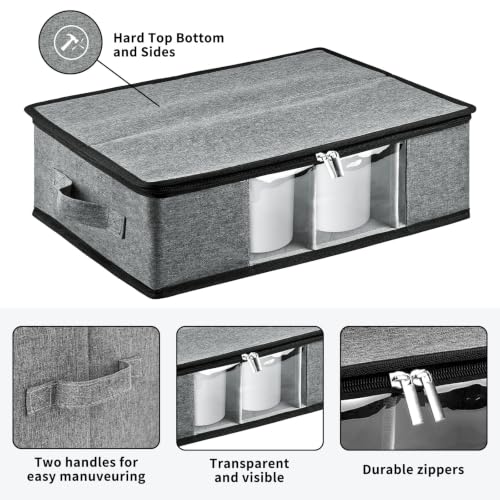 Boczif Coffee Mug Storage Box with Dividers, China Storage - Image 5