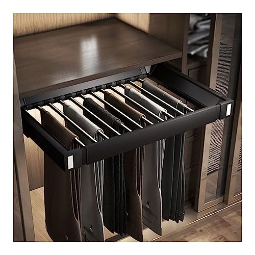 Pull Out Pants Rack for Closet, Retractable Wardrobe - Image 2