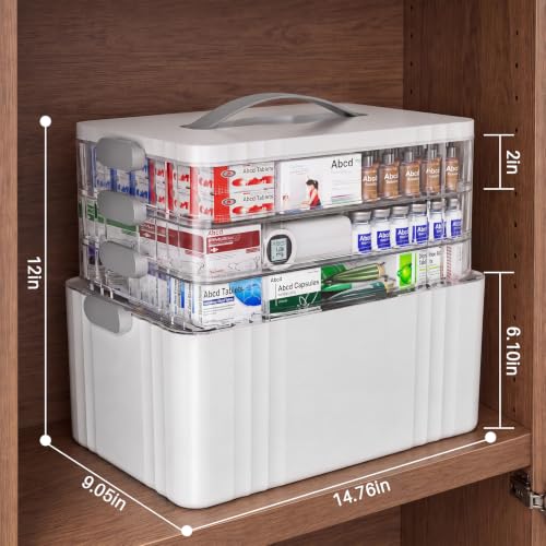4-Tier Medicine Organizer - Multipurpose Medicine Cabinet - Image 3