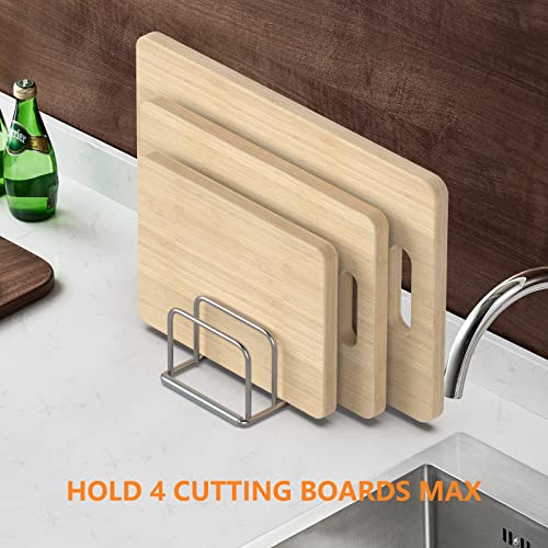 KORRTFID Cutting Board Holder, 2PSC Cutting Board Organizer Rack - Image 6