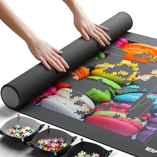 Newverest Jigsaw Puzzle Mat Roll Up, Saver Pad 39.4” x - Image 2