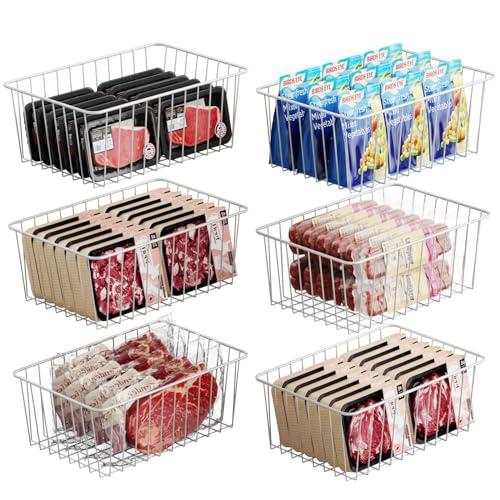 Freezer Organizer Bins - Upright Freezer Organizer Bins, 6 Pack - Image 2