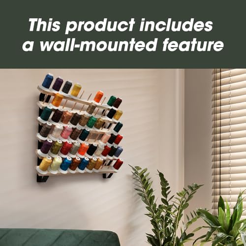 J JACKCUBE DESIGN 60 Spools Thread Rack Holder Organizer - Image 3