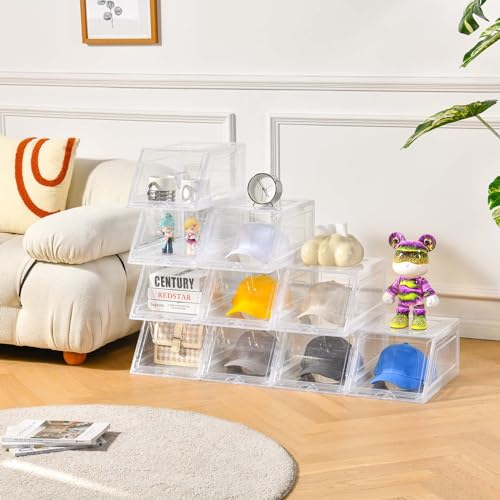 Stackable Clear Hat Organizer for Baseball Caps | Home Organization - Image 4