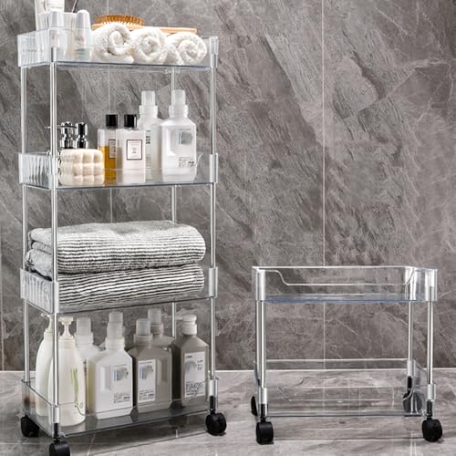 Betoveren 2 Tier Utility Rolling Cart Storage Organizer - Image 8