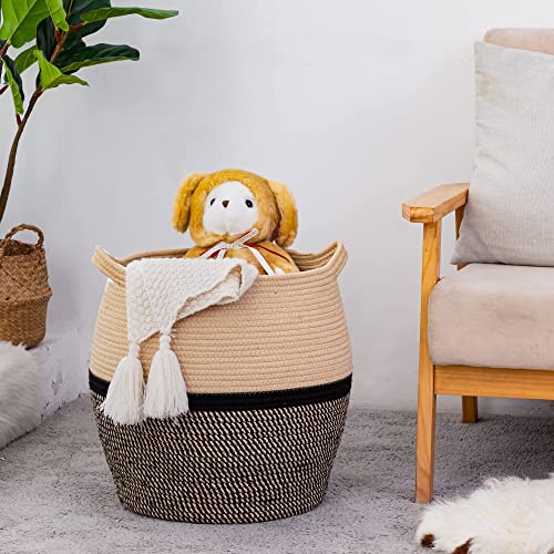 KAKAMAY Woven Baskets for Storage(17"x17"),Large Cot | All Products - Image 7