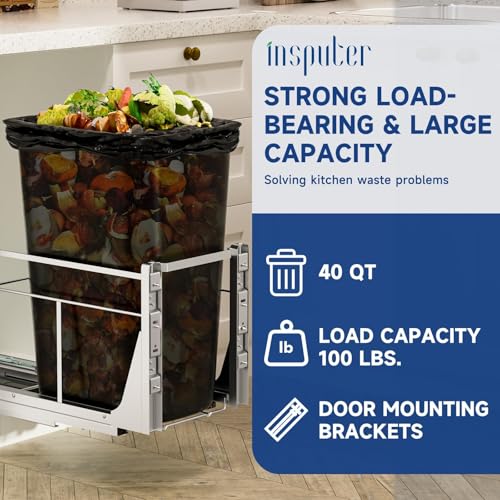 Insputer Pull Out Trash Can Under Cabinet with Push | All Products - Image 7