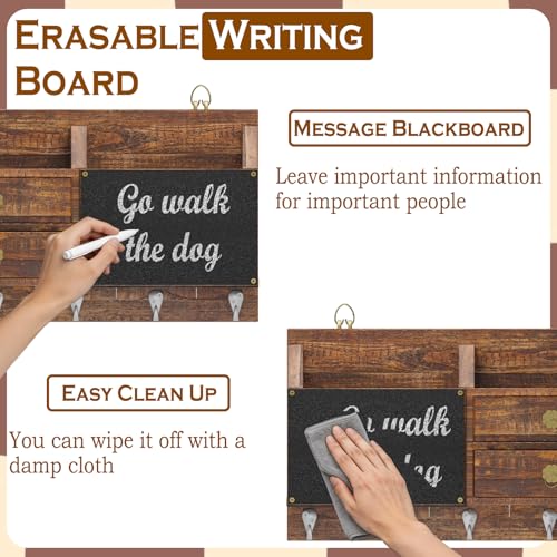 Key and Mail Holder Organizer Wall Mounted for Entryway - Image 5