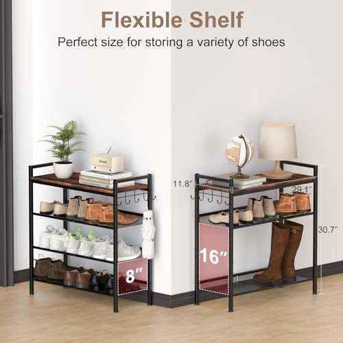 Refrze Shoe Rack for Front Door Entrance, 4 Tier Hei | All Products - Image 3