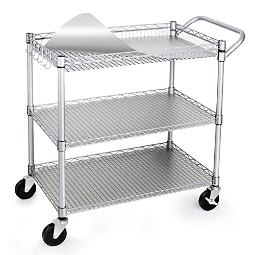 WDT 990Lbs Capacity Heavy Duty Rolling Utility Cart, NSF Rolling - Image 2