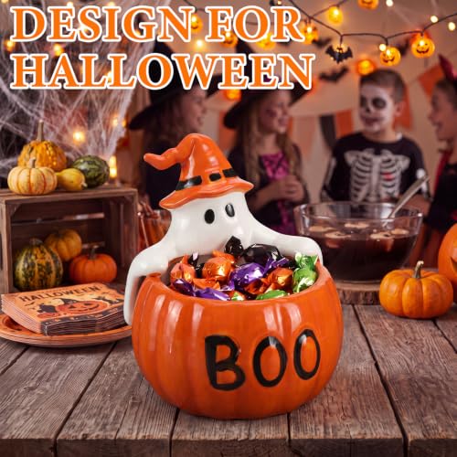 1 Pcs Halloween Candy Bowl Holder, Boo Pumpkin Ghost - Image 7