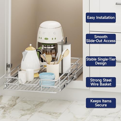 Pull Out Cabinet Organizer, 15.5" W x 21.5" D - Image 5