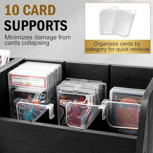 Trading Card Display Stand with Storage, Magnetic 5-Tier - Image 5
