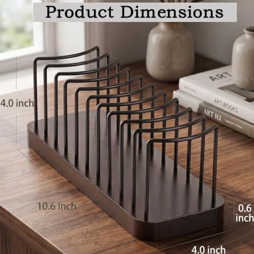 10-Slot Hat Rack with Separate Dividers for Vertical,Space-Saving - Image 4