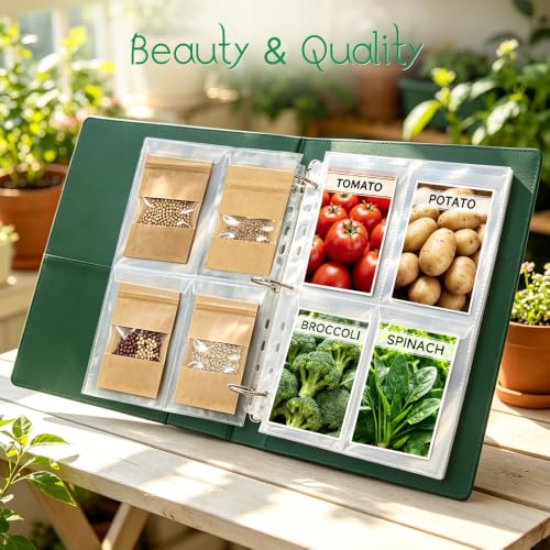 Seed Storage Packet Organizer Binder: Garden Seed | Home Organization - Image 7
