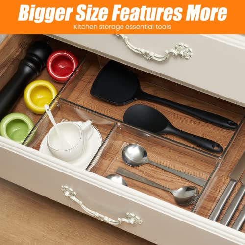Criusia 6 Pcs Large Size Clear Drawer Organizer Set, | All Products - Image 7