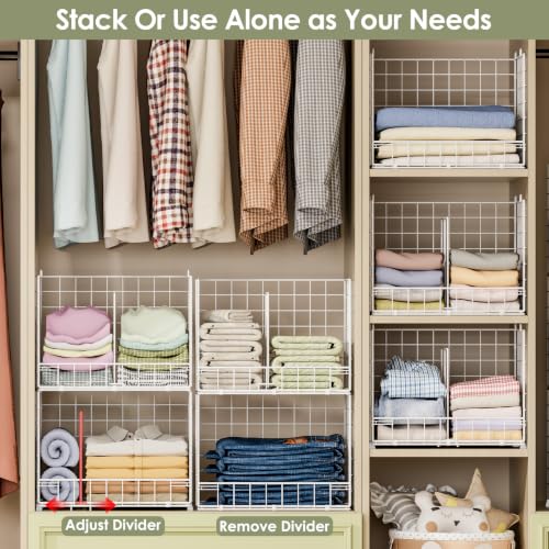 4Tier Stackable Closet Storage and Organizers | Home Organization - Image 7