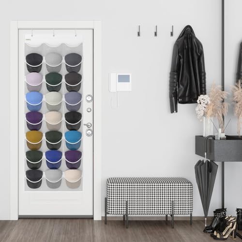 Baseball Hat Rack, 24 Pocket Over-The-Door Hat Organ | All Products - Image 8