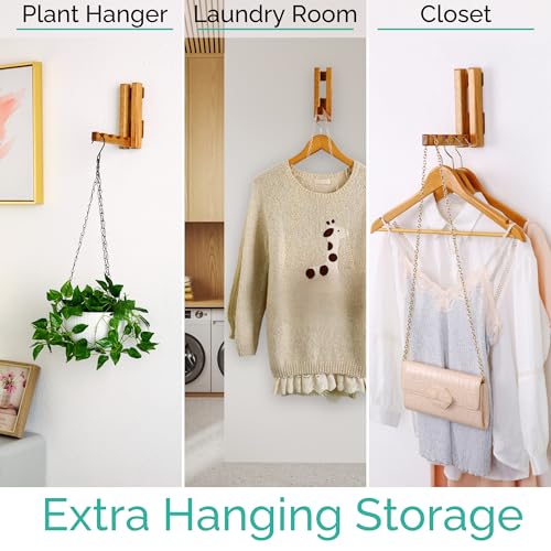 Clothes Drying Rack Wall Mounted, Foldaway Clothes Rail - Image 6