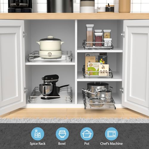 Pull Out Cabinet Organizer, 26.8” Slide Out Kitchen | All Products - Image 5
