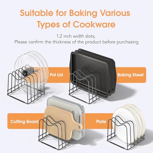 ORDORA Cutting Board Organizer Holder, Baking Sheet Rack - Image 6