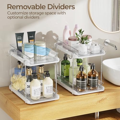 Delamu 2 Tier Under Sink Organizer Bathroom, Bathroo | All Products - Image 5