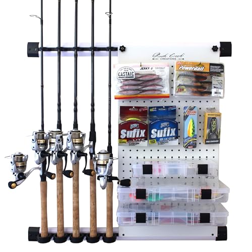Rush Creek Creations No Limit 5-Rod Wall-Mount Fishing Pole - Image 2