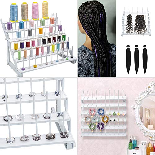 Thread Rack for 60 Spools or 30 Cones, Wall Mounted - Image 6