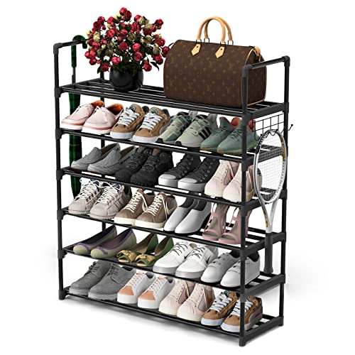 Hsscblet 6 Tiers Metal Shoe Rack,Adjustable Shoe Shelf Storage - Image 2