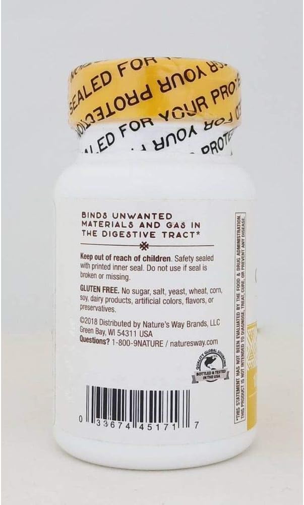 Nature's Way Activated Charcoal Hi Po ( 1x100 Cap)