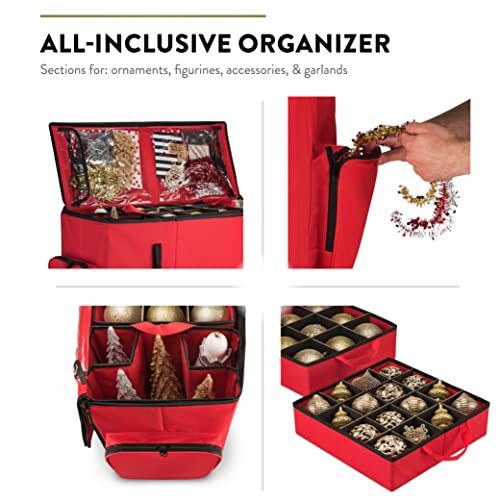 ZOBER All in One Christmas Ornament Storage Box & Decoration - Image 4