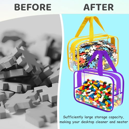 9 Packs Extra Large Toy Storage Bags with Labels, Reusable - Image 5