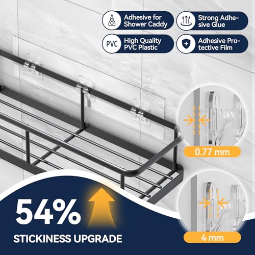 YASONIC 2-Pack Shower Caddy Adhesive Replacement - Image 4