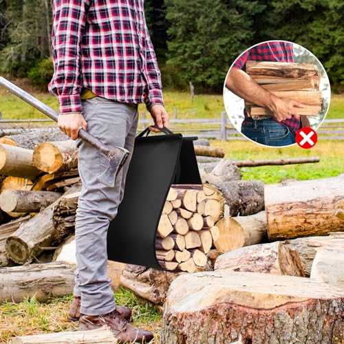 Firewood Rack, Indoor/Outdoor Firewood Holder | Home Organization - Image 6