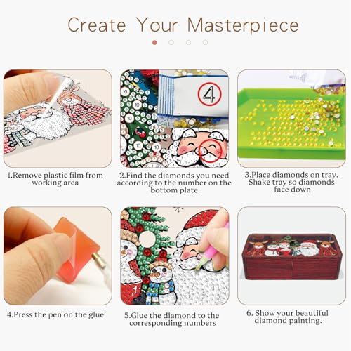 Diamond Art Painting Storage Box Kit, DIY Rectangular - Image 6