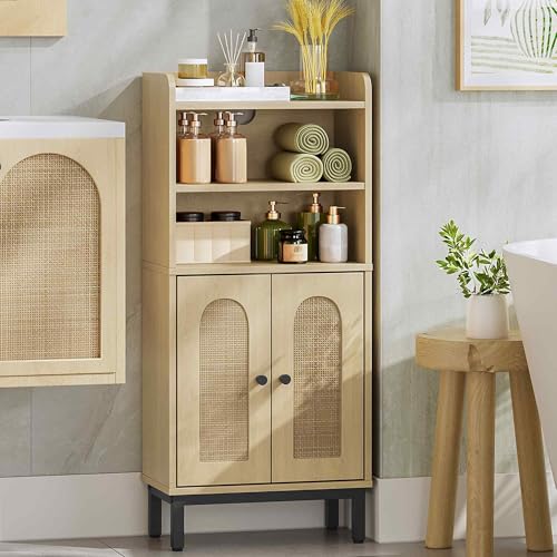 Hzuaneri Bathroom Storage Cabinet, Small Floor Cabinet - Image 4