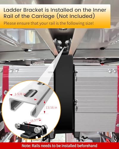 Van Interior Sliding Ladder Holder Storage System for Van - Image 4