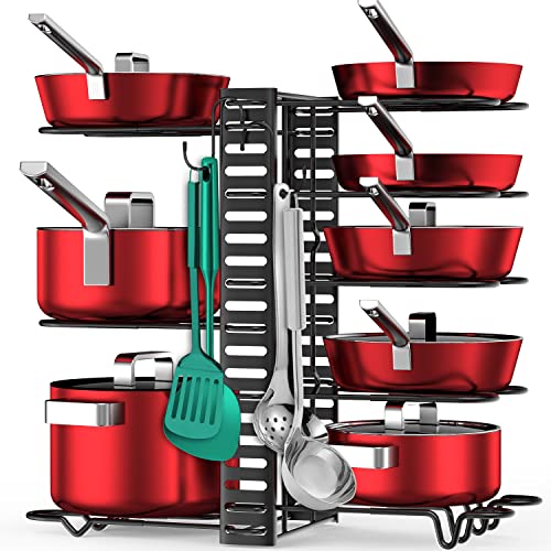 Pots and Pans Organizer for Cabinet with 2 Hooks, Ad | All Products - Image 2