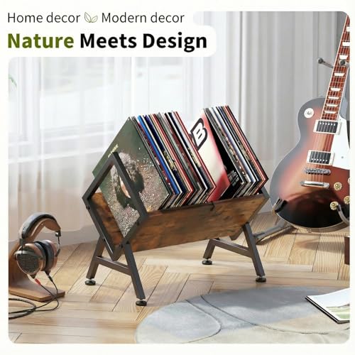 Vinyl Record Storage Holder, Space-Saving Album Organizer - Image 6